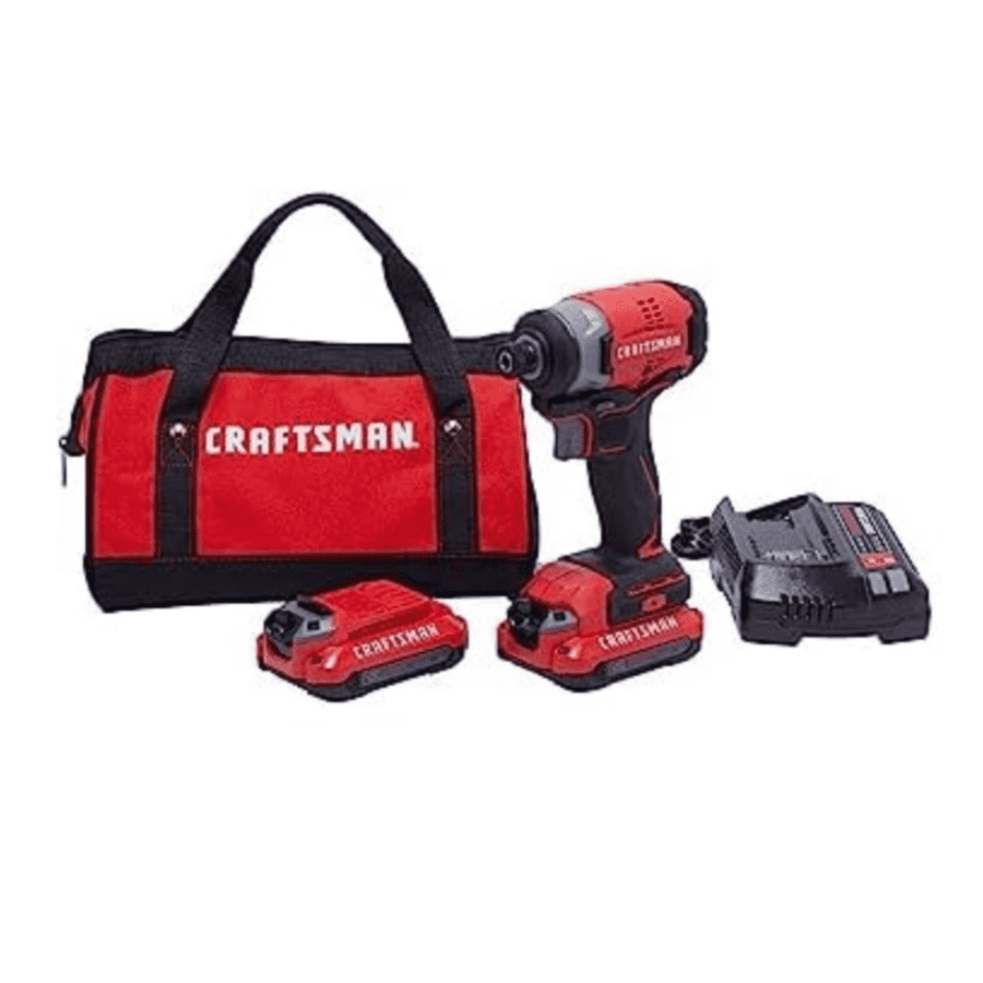 Craftsman CMCF810C2 V20 Max Impact Driver Kit: $90