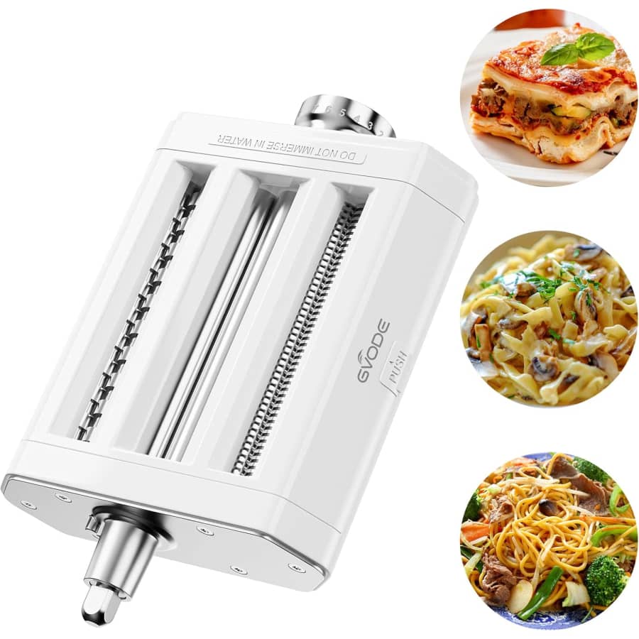 3-in-1 Pasta Maker Attachment for KitchenAid Mixers: $41.99 3-in-1 Pasta Maker Attachment for KitchenAid Mixers: $41.99
