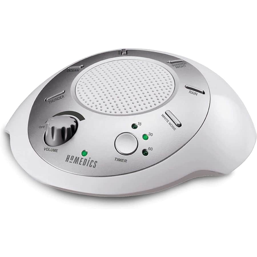HoMedics SoundSleep White Noise Sound Machine: $14.39