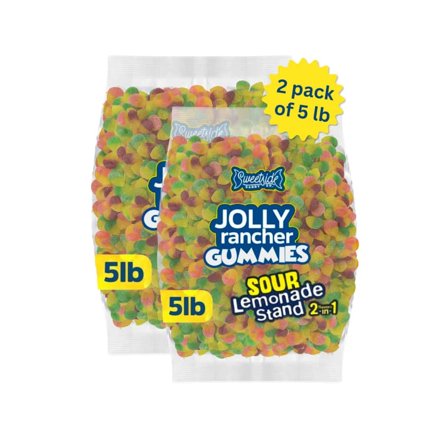 Jolly Rancher Gummies Sour Lemonade 5-lb Bag 2-Pack: $20 Jolly Rancher Gummies Sour Lemonade 5-lb Bag 2-Pack: $20