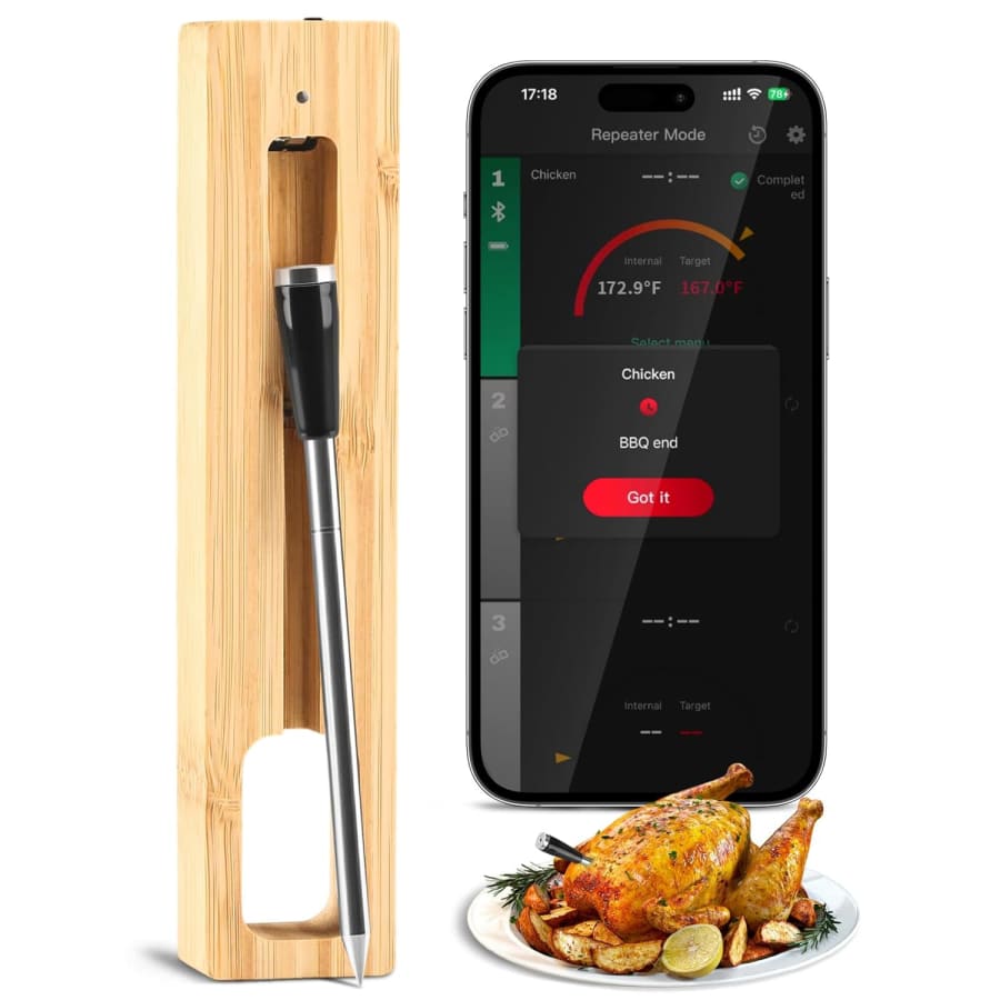 LNN Smart Bluetooth Wireless Meat Thermometer: $29.99