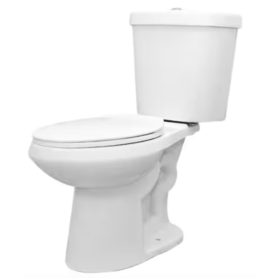 Glacier Bay 2-Piece 1.6 GPF Elongated Toilet: $99 Glacier Bay 2-Piece 1.6 GPF Elongated Toilet: $99