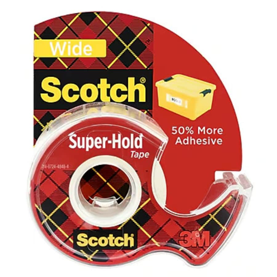 Scotch Super-Hold 18-Yard Invisible Tape: $2