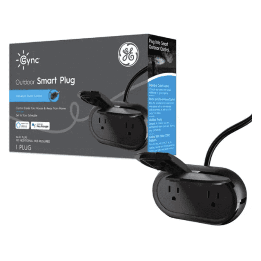 GE Cync Smart WiFi Outdoor Plug: $18 GE Cync Smart WiFi Outdoor Plug: $18