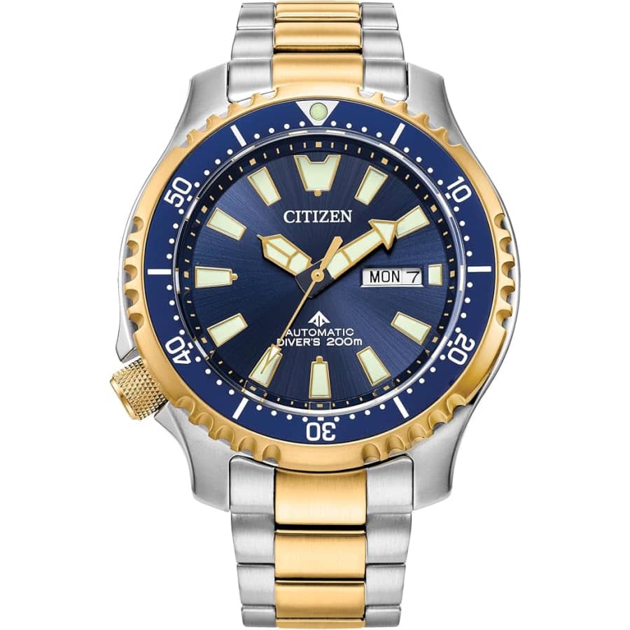 Citizen Men's Eco-Drive Promaster Dive Fugu Automatic Stainless Steel Watch: $338 Citizen Men's Eco-Drive Promaster Dive Fugu Automatic Stainless Steel Watch: $338