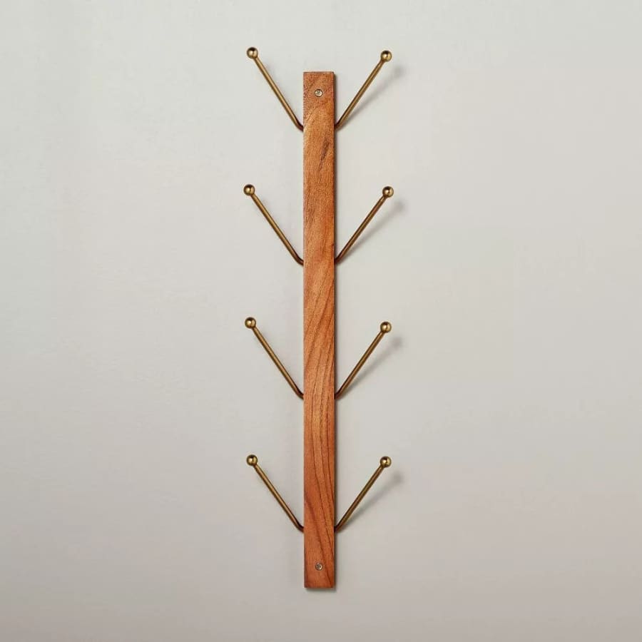 Open-box 24" Wood & Metal Vertical Wall Rack: $14 Open-box 24" Wood & Metal Vertical Wall Rack: $14