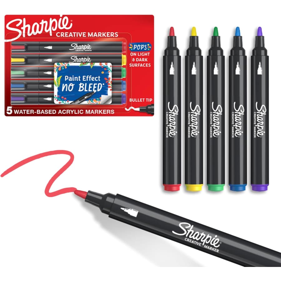 Sharpie Water-Based Acrylic Creative Marker 5-Pack: $5.46 via Sub & Save Sharpie Water-Based Acrylic Creative Marker 5-Pack: $5.46 via Sub & Save