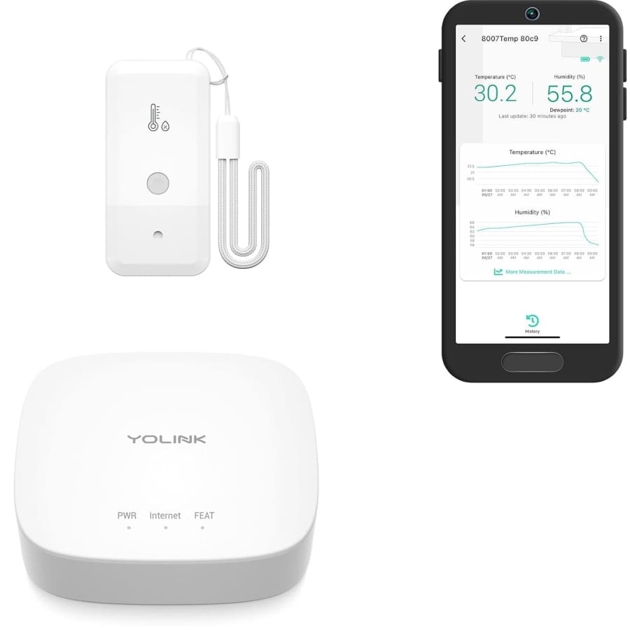 YoLink Smart Wireless Thermometer Hygrometer: $28 w/ Prime YoLink Smart Wireless Thermometer Hygrometer: $28 w/ Prime