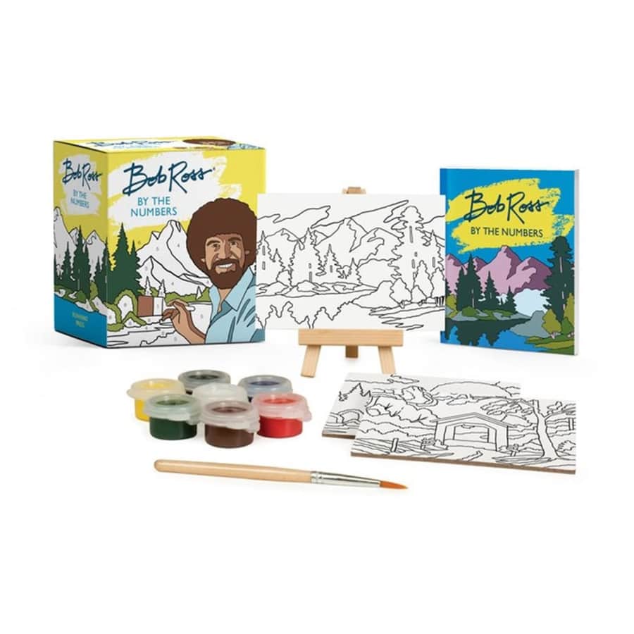Bob Ross by the Numbers Miniature Art Set: $6.51 Bob Ross by the Numbers Miniature Art Set: $6.51