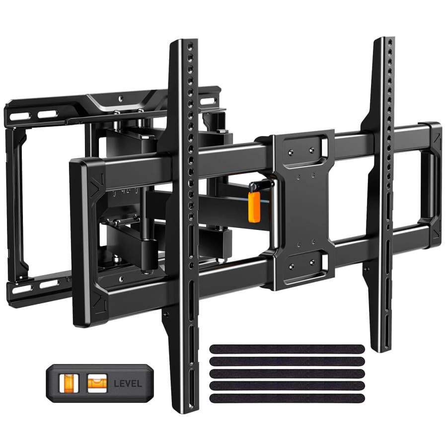 MountFTV Full Motion TV Wall Mount Bracket for up to 90" TVs: $36.99
