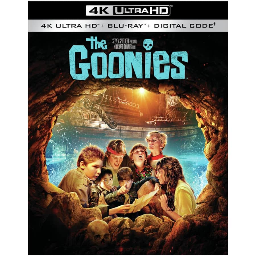 The Goonies 4K Ultra HD + Blu-ray: $9.99