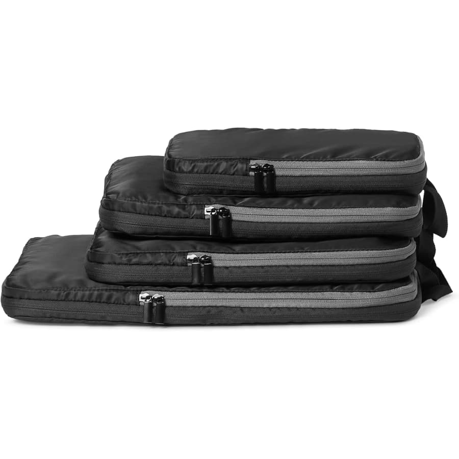 Amazon Essentials Ultralight Compression Packing Cubes 4-Pack: $11