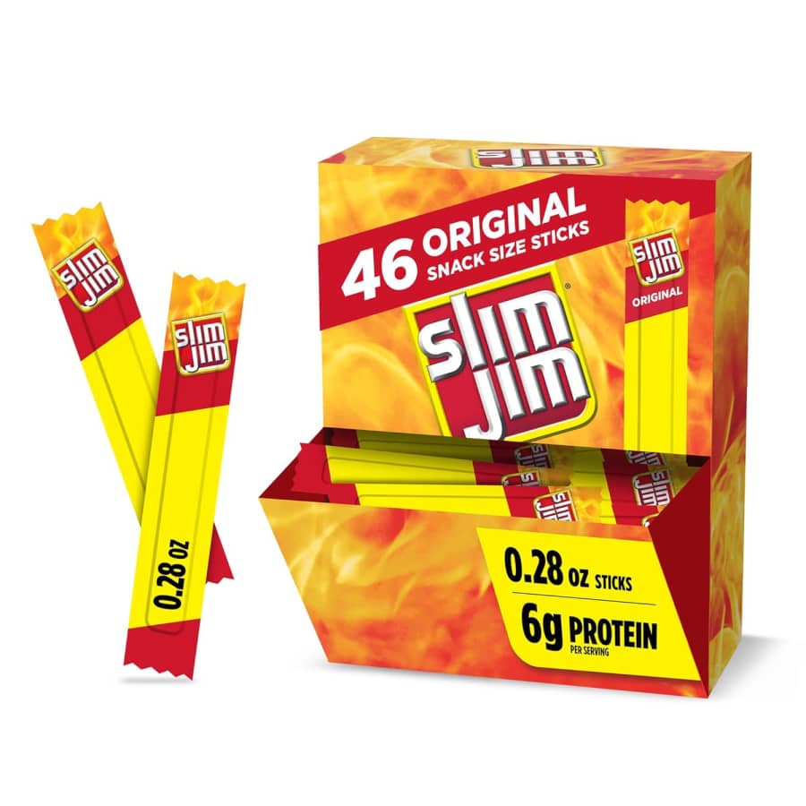 Slim Jim Smoked Meat Sticks 46-Count Box: $8.85 via Sub & Save