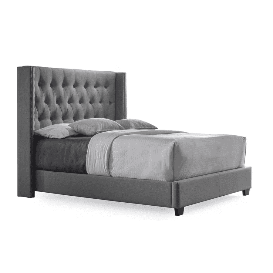 Baxton Studio Katherine Transitional King Bed: $242 Baxton Studio Katherine Transitional King Bed: $242