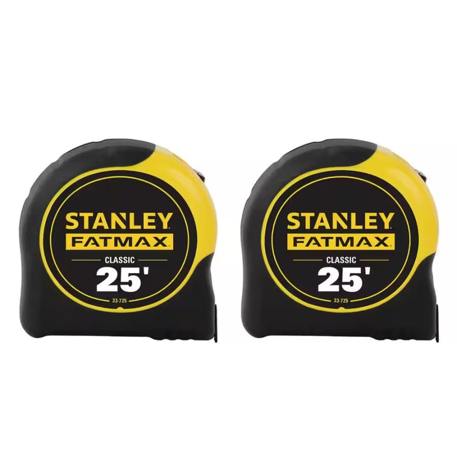 Stanley FATMAX 25-Foot Tape Measure 2-Pack: $24.88 Stanley FATMAX 25-Foot Tape Measure 2-Pack: $24.88