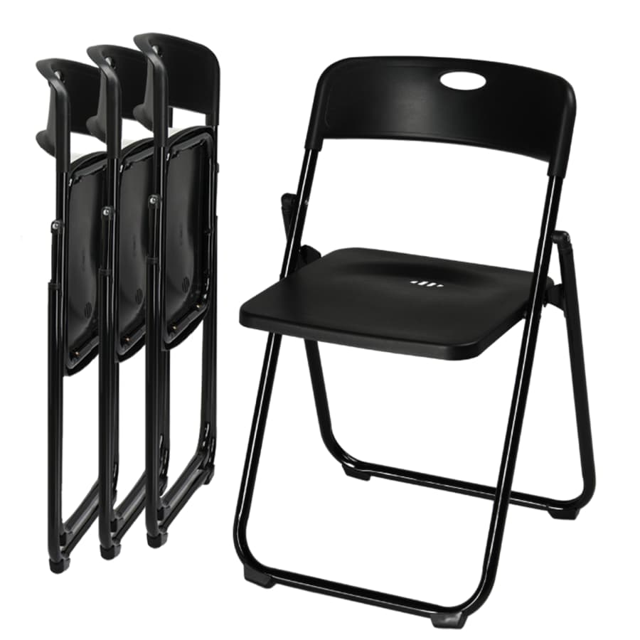 Set of 4 Commercial Folding Chairs: $48 Set of 4 Commercial Folding Chairs: $48