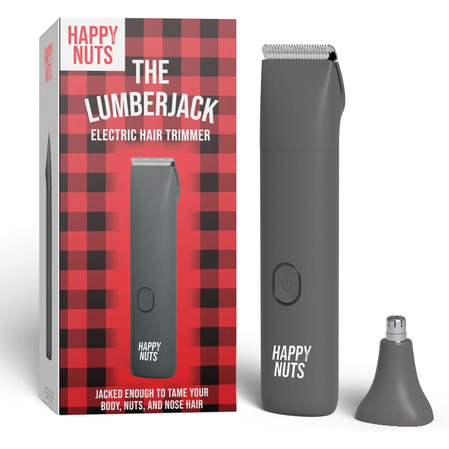 Happy Nuts Men's The Lumberjack Electric Groin & Body Hair Trimmer: $29 Happy Nuts Men's The Lumberjack Electric Groin & Body Hair Trimmer: $29
