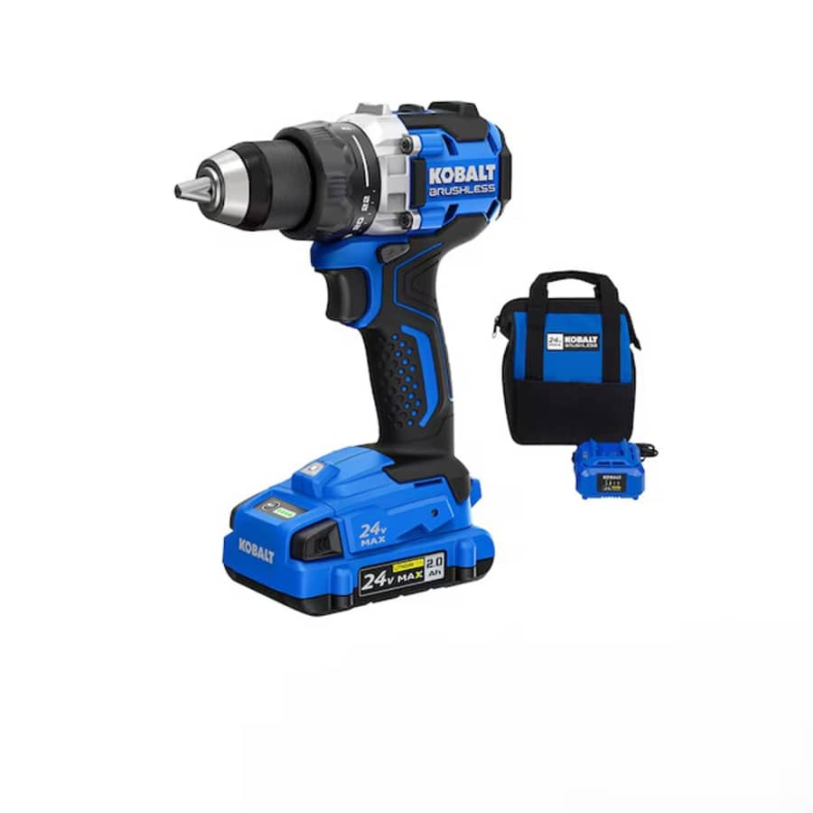 Kobalt 24V 1/2" Keyless Brushless Cordless Drill: $99