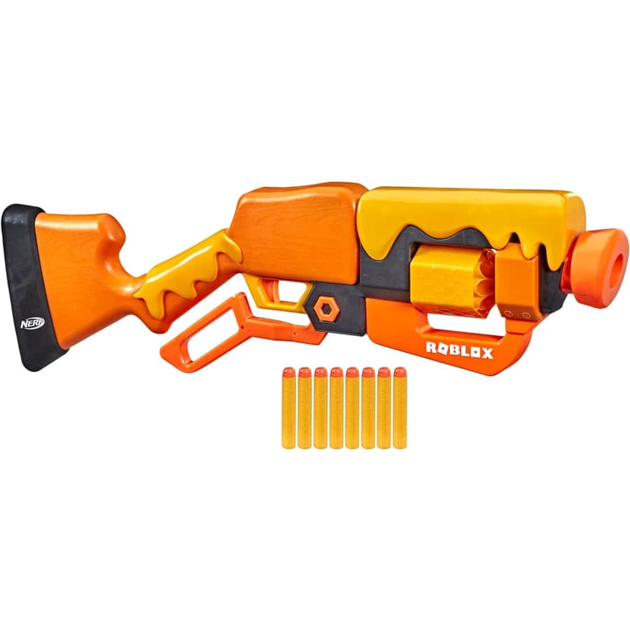 Nerf Roblox Adopt Me! Bees! Lever Action Dart Blaster: $7.19 Nerf Roblox Adopt Me! Bees! Lever Action Dart Blaster: $7.19