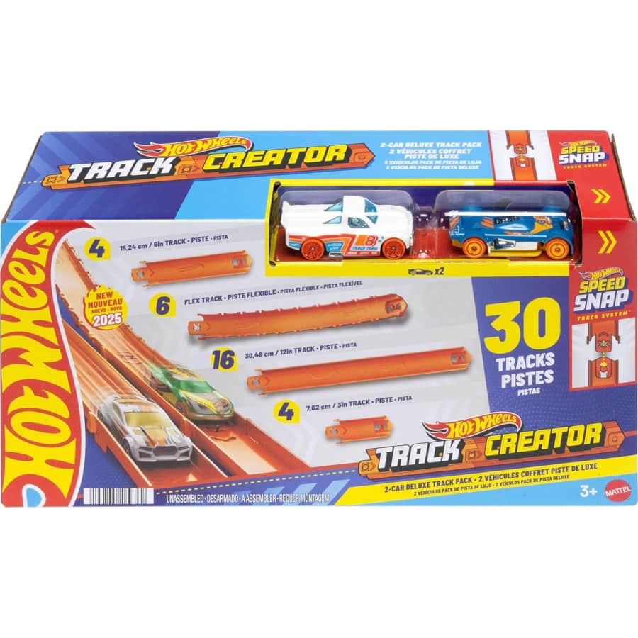 Hot Wheels 2-Car Track Creator Deluxe Track Pack: $12.49