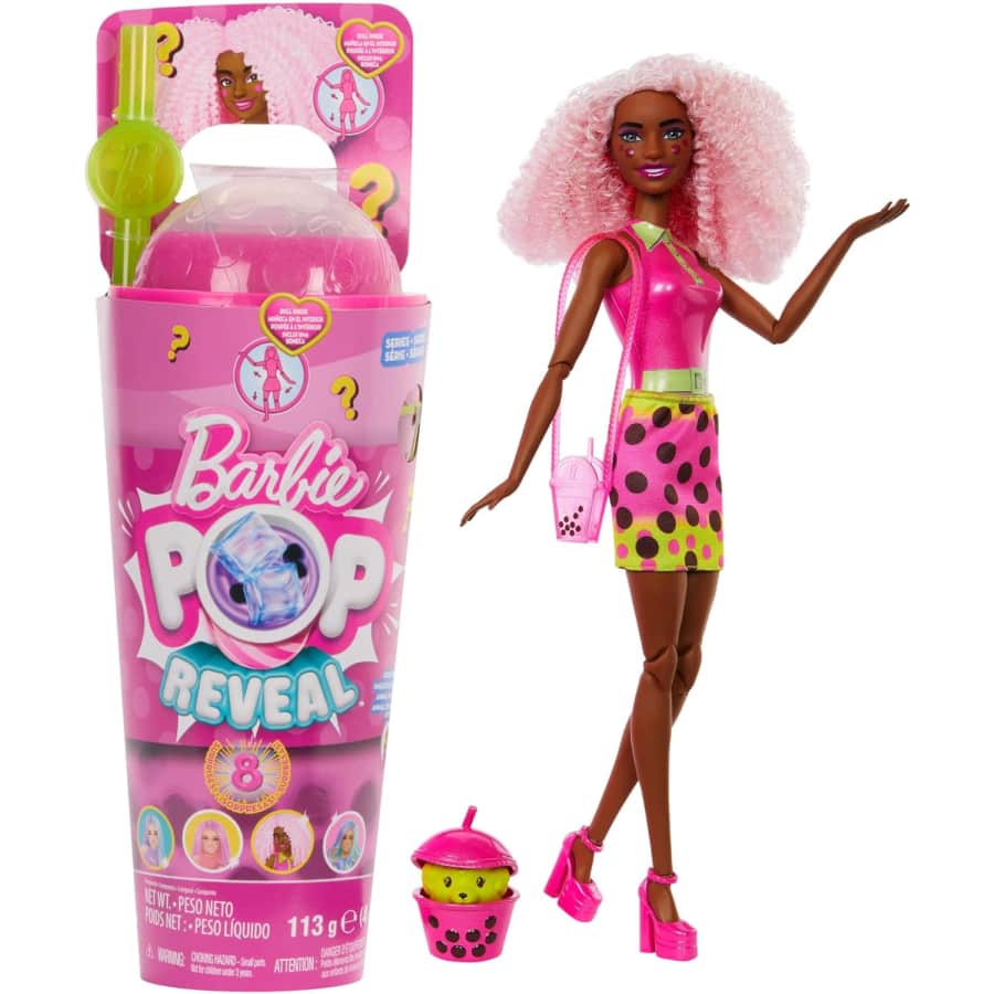 Barbie Pop Reveal Bubble Tea Series Berry Bliss Doll: $8.99 Barbie Pop Reveal Bubble Tea Series Berry Bliss Doll: $8.99