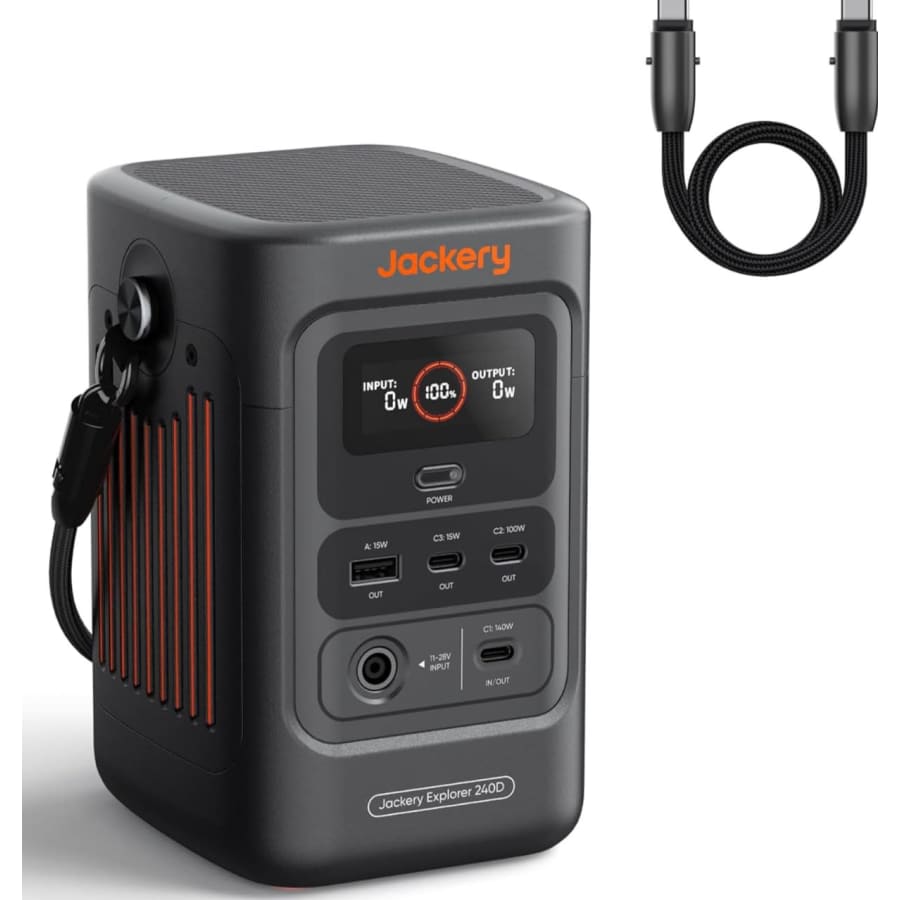 Jackery Explorer 240D 256Wh LiFePO4 Power Bank: $139 Jackery Explorer 240D 256Wh LiFePO4 Power Bank: $139