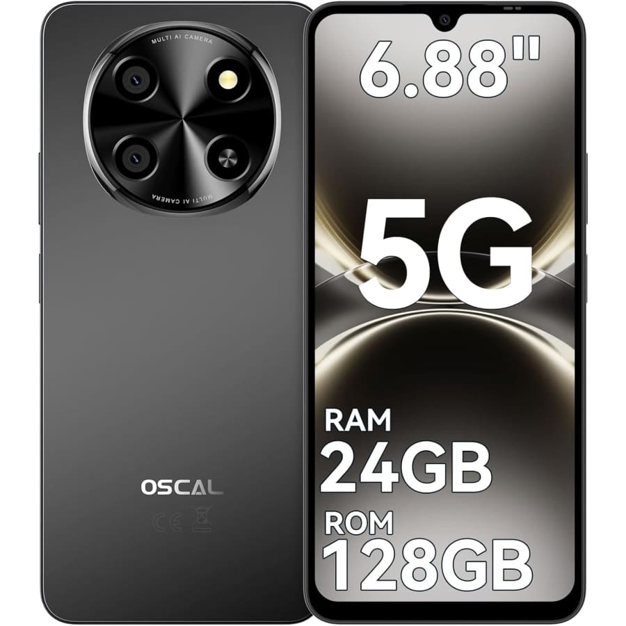 Oscal 128GB Tiger 8 5G Android 15 Phone: $129.99 Oscal 128GB Tiger 8 5G Android 15 Phone: $129.99
