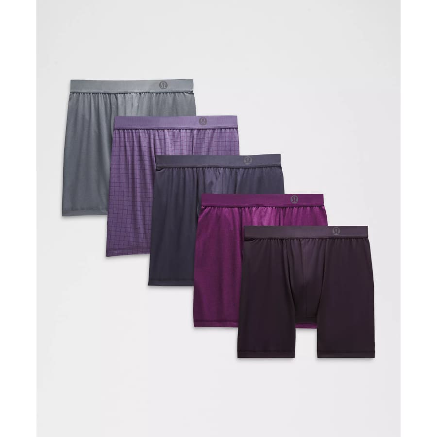 lululemon Men's Always In Motion 7" Boxer 5-Pack: $79