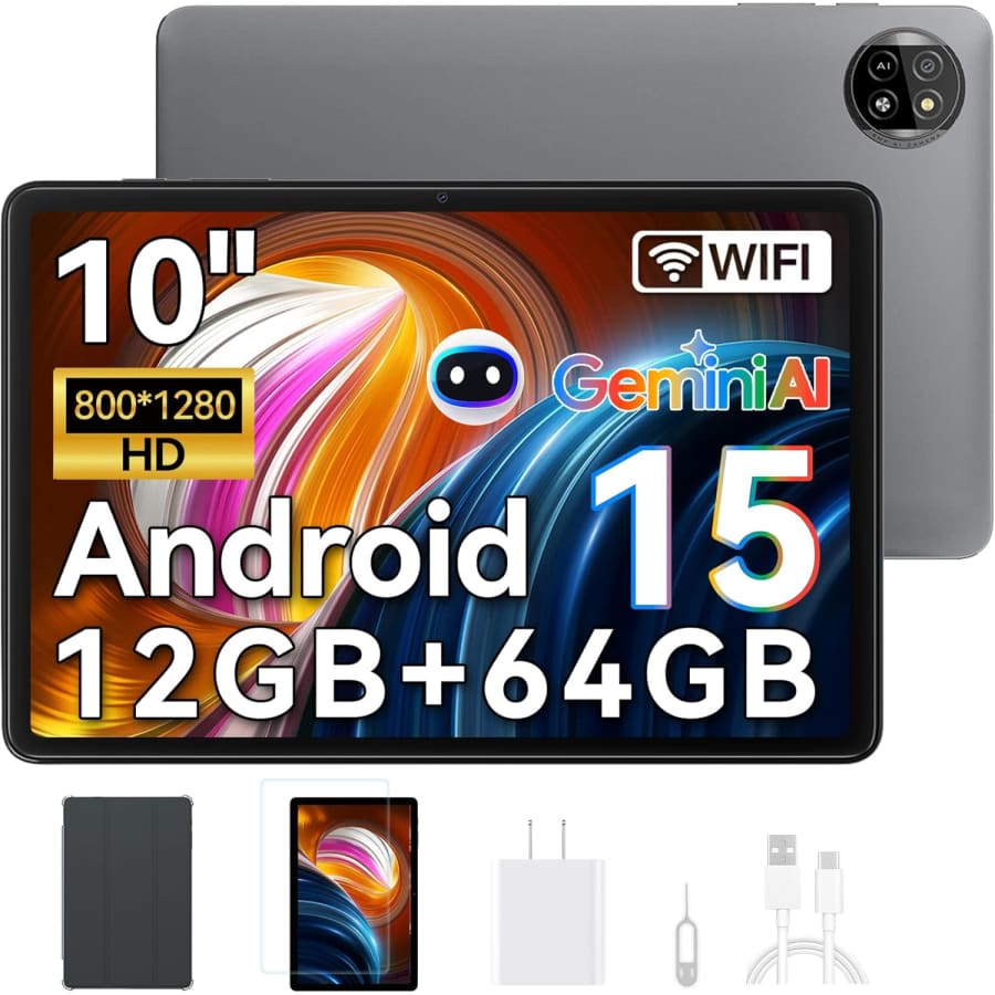 Blackview 10" Android 15 Tablet: $69.29