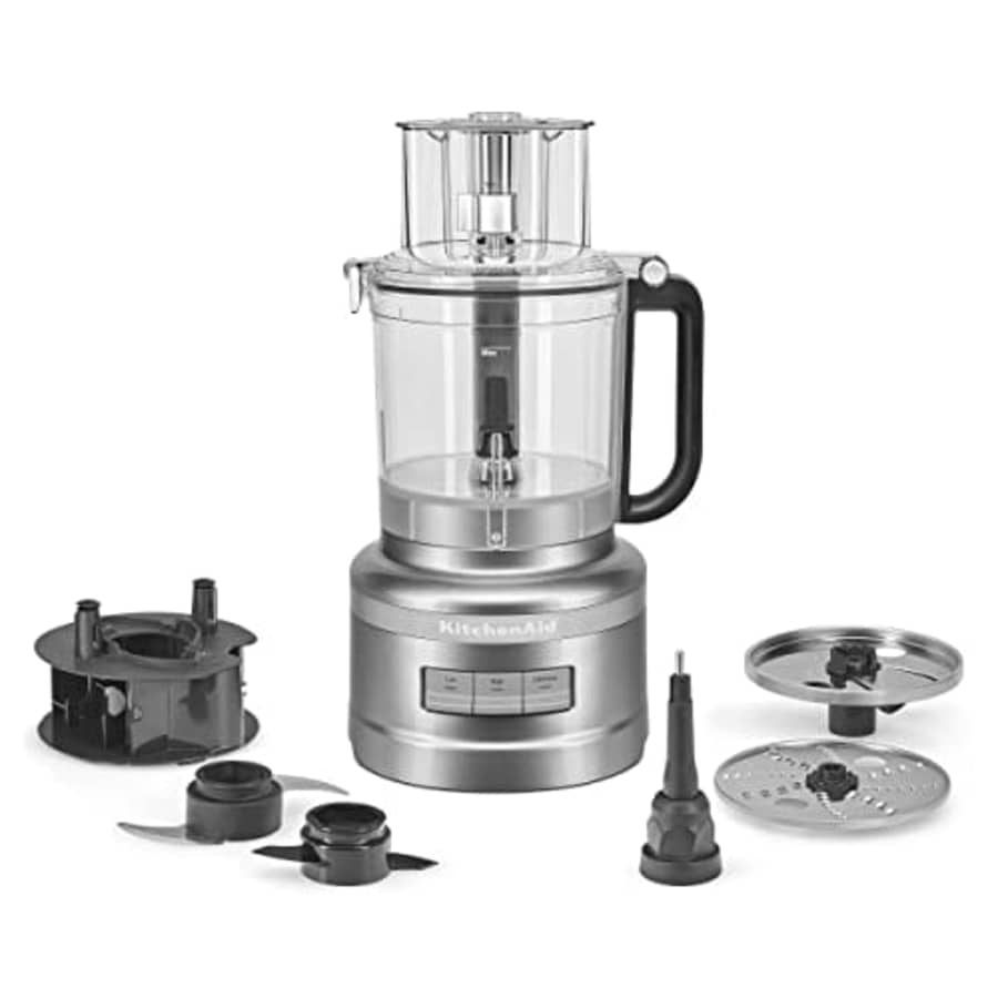 KitchenAid 13-Cup Food Processor, Contour Silver: $150