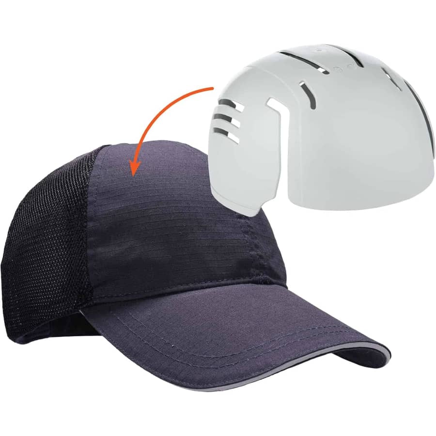 Ergodyne Skullerz Baseball Cap with Bump Cap Insert: $17.50