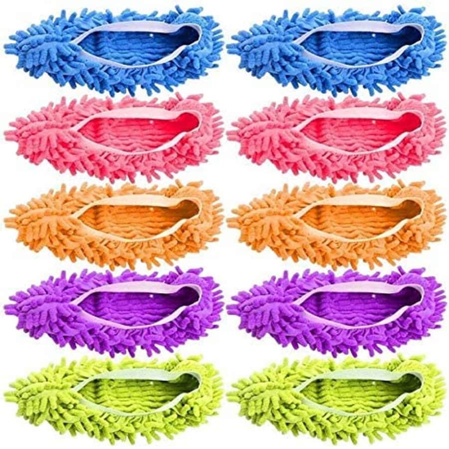 Mop Slippers 5-Pack: $6.99
