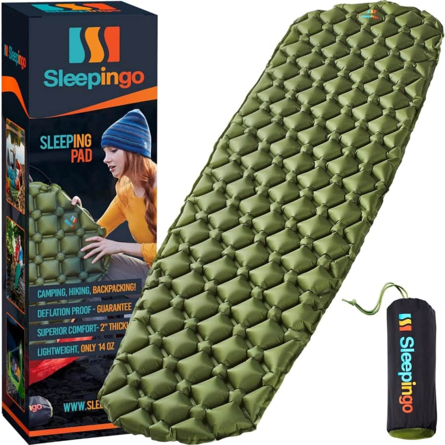 Sleepingo Ultralight Sleeping Mat: $16
