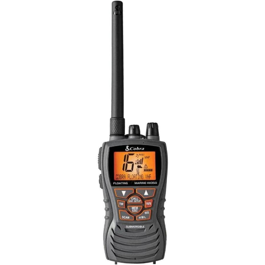 Cobra Handheld Floating VHF Radio: $105 Cobra Handheld Floating VHF Radio: $105
