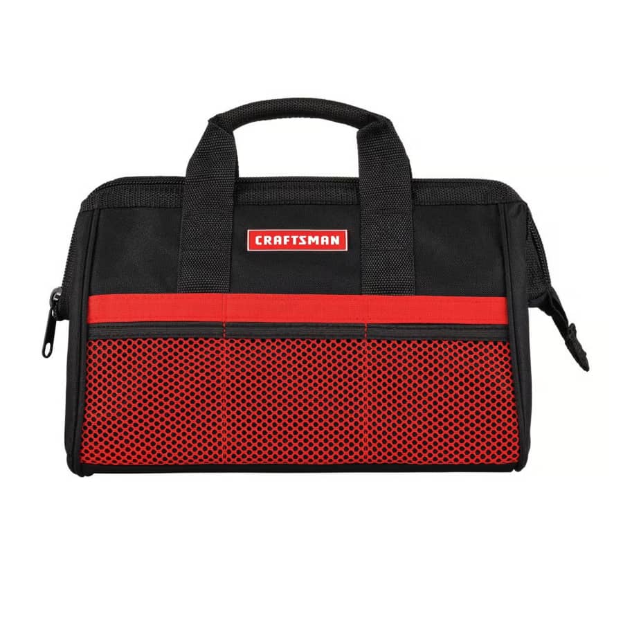Craftsman 13" x 9.75" Wide Mouth 6-Pocket Tool Bag: $5.99 Craftsman 13" x 9.75" Wide Mouth 6-Pocket Tool Bag: $5.99