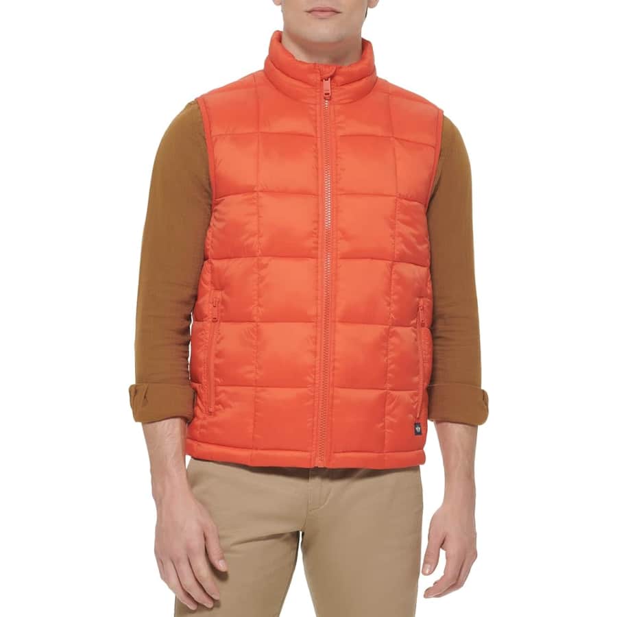 Dockers Men's Quilted Puffer Vest: $29