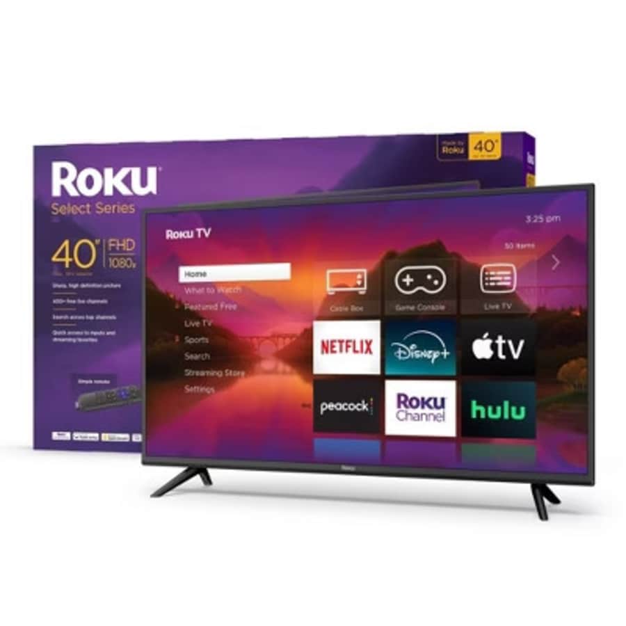 Roku 40" Select Series 1080p HD Smart Roku TV with Roku TV Remote: $150 Roku 40" Select Series 1080p HD Smart Roku TV with Roku TV Remote: $150