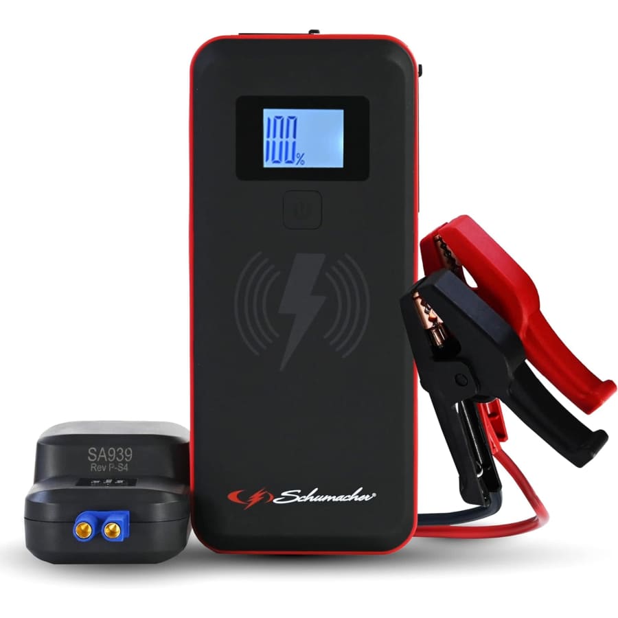 Schumacher 4-in-1 2,000A Electric Lithium Car Battery Jump Starter & Portable Power Pack: $27.92