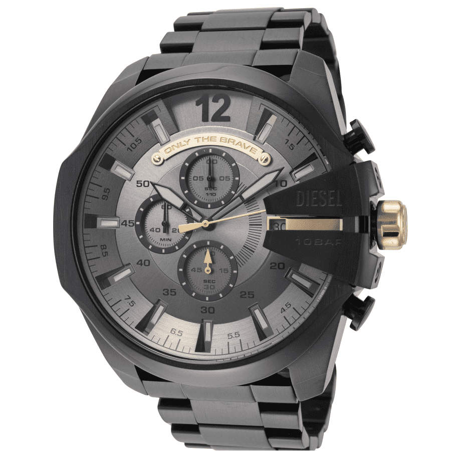 Diesel Men's Mega Chief Quartz Watch: $80