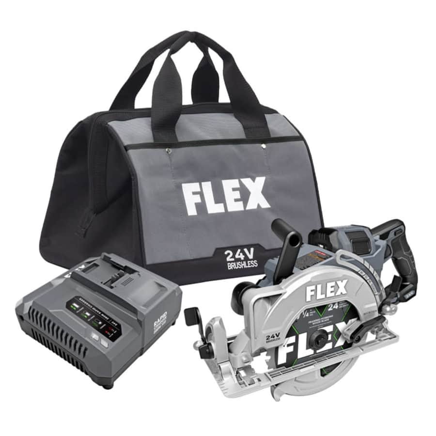 Flex 24V 7.25" Brushless Cordless Circular Saw Kit w/ 10Ah Battery & Charger: $189 in cart Flex 24V 7.25" Brushless Cordless Circular Saw Kit w/ 10Ah Battery & Charger: $189 in cart