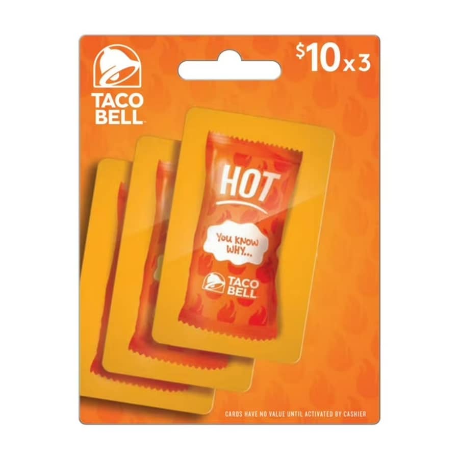 $30 Taco Bell Gift Cards at Sam's Club: $29
