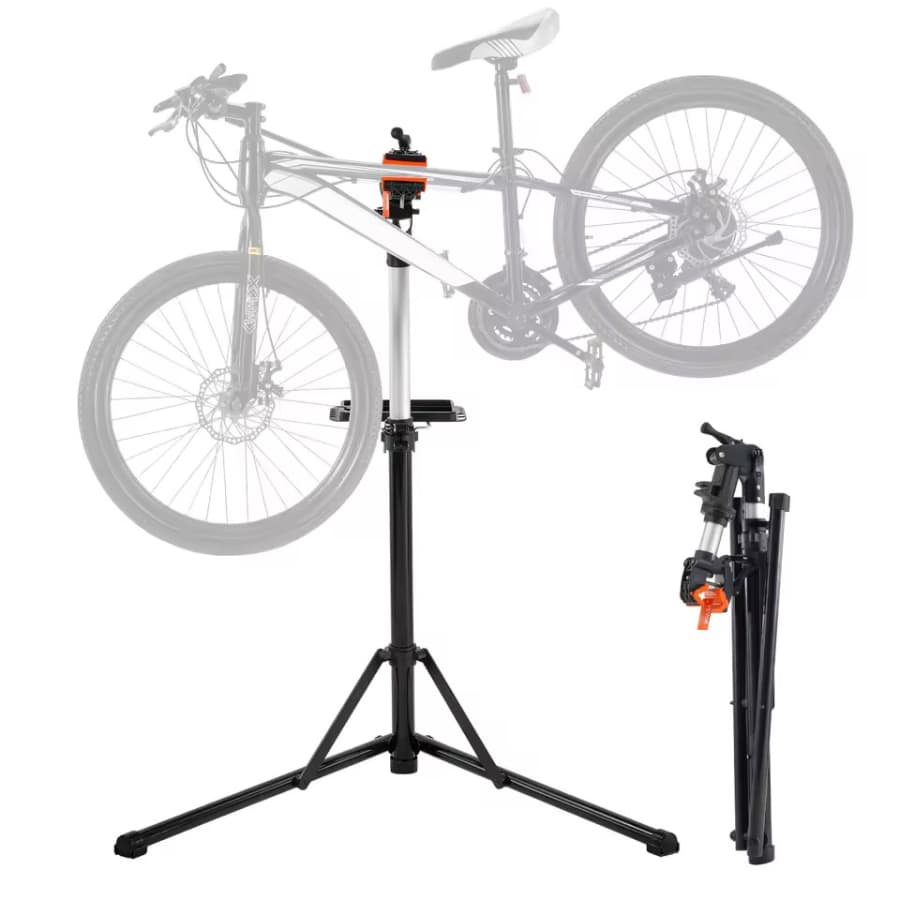 SucceBuy Heavy-duty Aluminum Bicycle Repair Stand: $39.44 SucceBuy Heavy-duty Aluminum Bicycle Repair Stand: $39.44