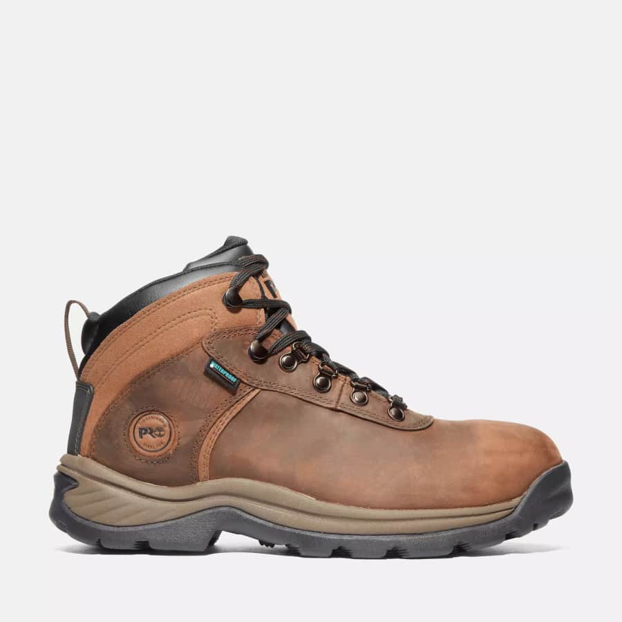 Timberland Flume Work Steel Toe Waterproof Work Boots: $70