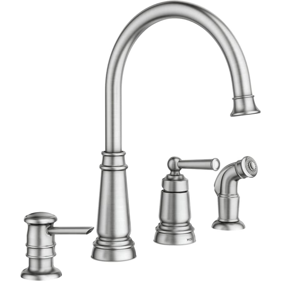 Moen Edison Spot Resist Stainless Kitchen Faucet: $155 Moen Edison Spot Resist Stainless Kitchen Faucet: $155