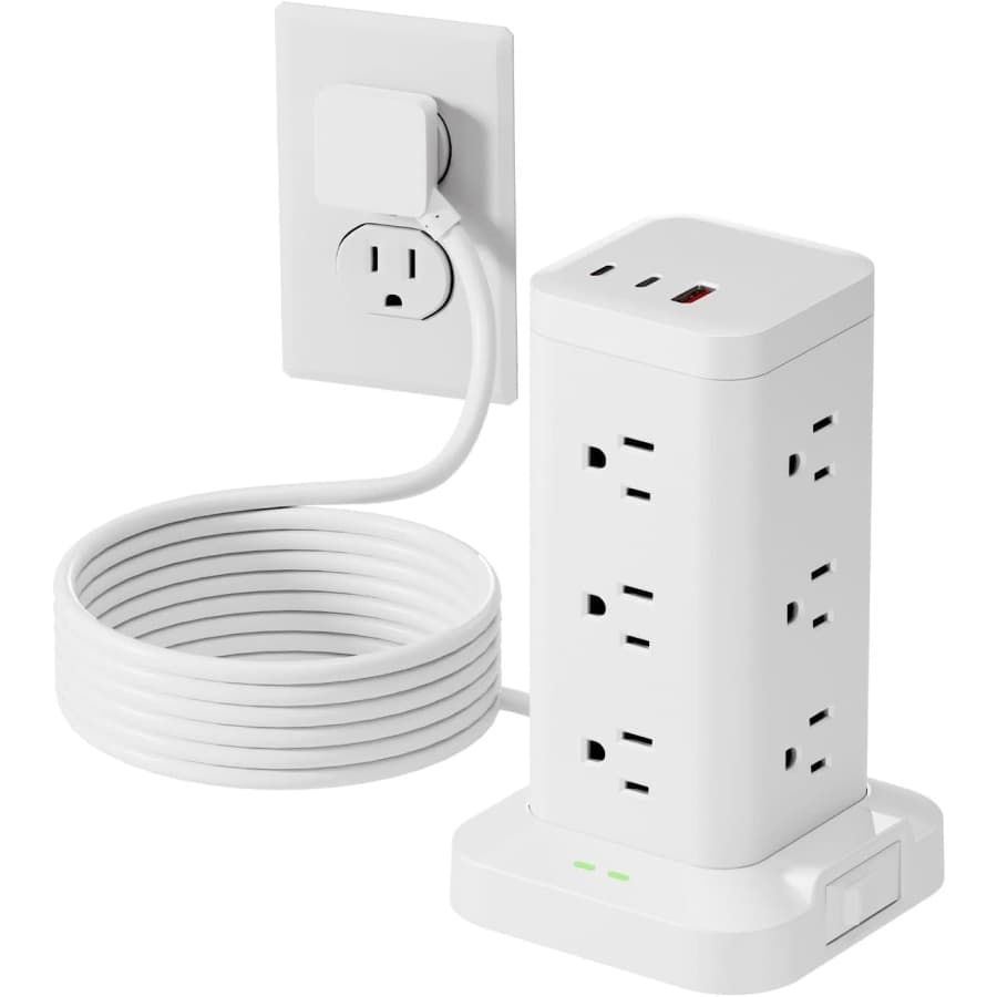 Tagzilo 15-in-1 Power Strip Tower with Surge Protector: $17.99 Tagzilo 15-in-1 Power Strip Tower with Surge Protector: $17.99