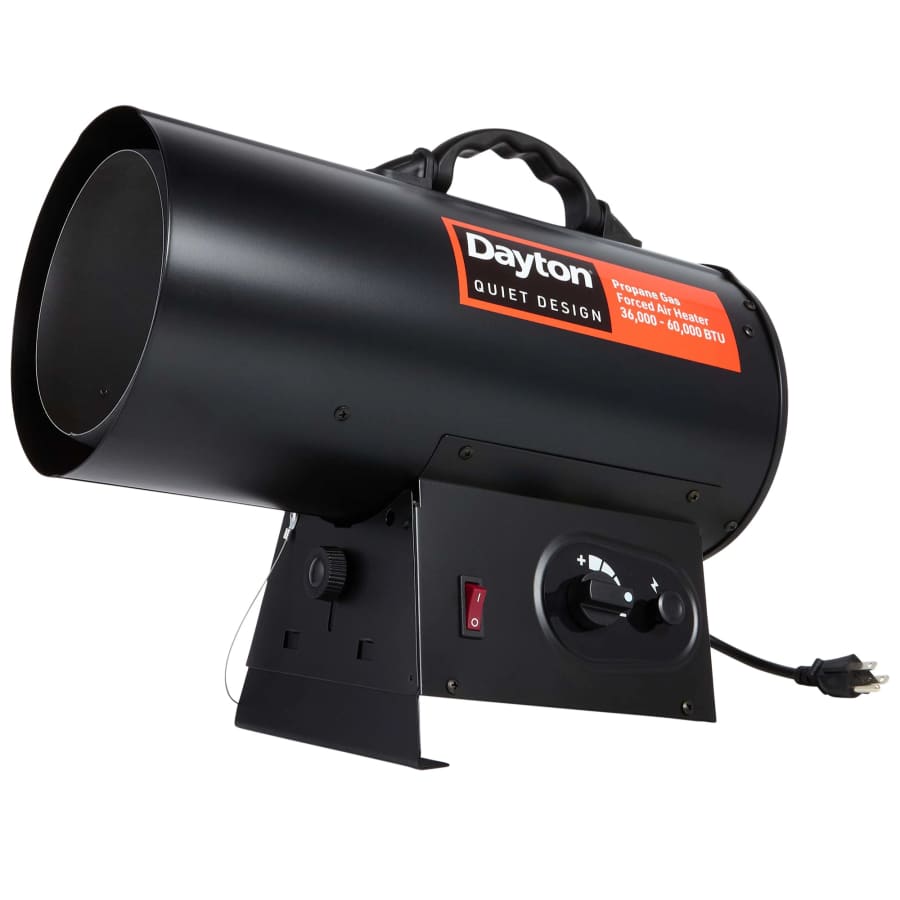 Dayton Quiet Portable Gas Torpedo Heater: $80