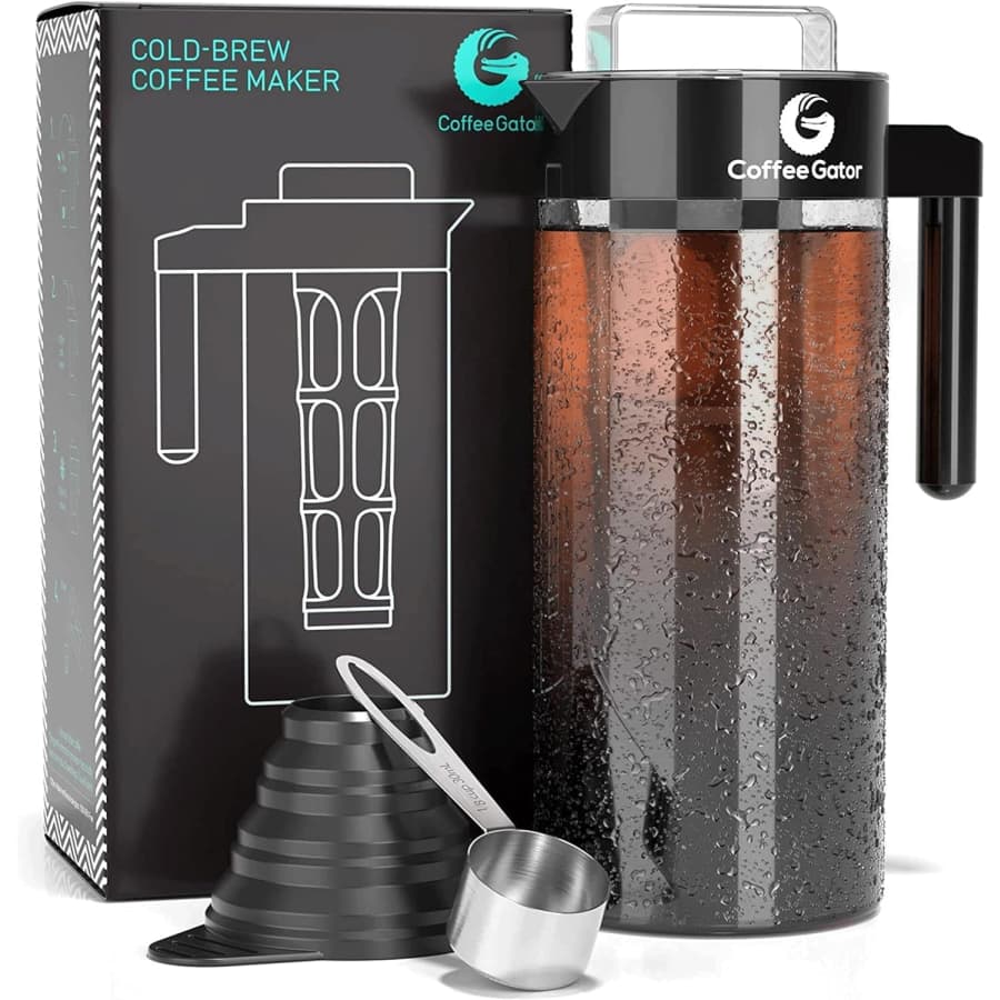 Coffee Gator Cold Brew 47-oz. Coffee Maker: $10 w/ Prime