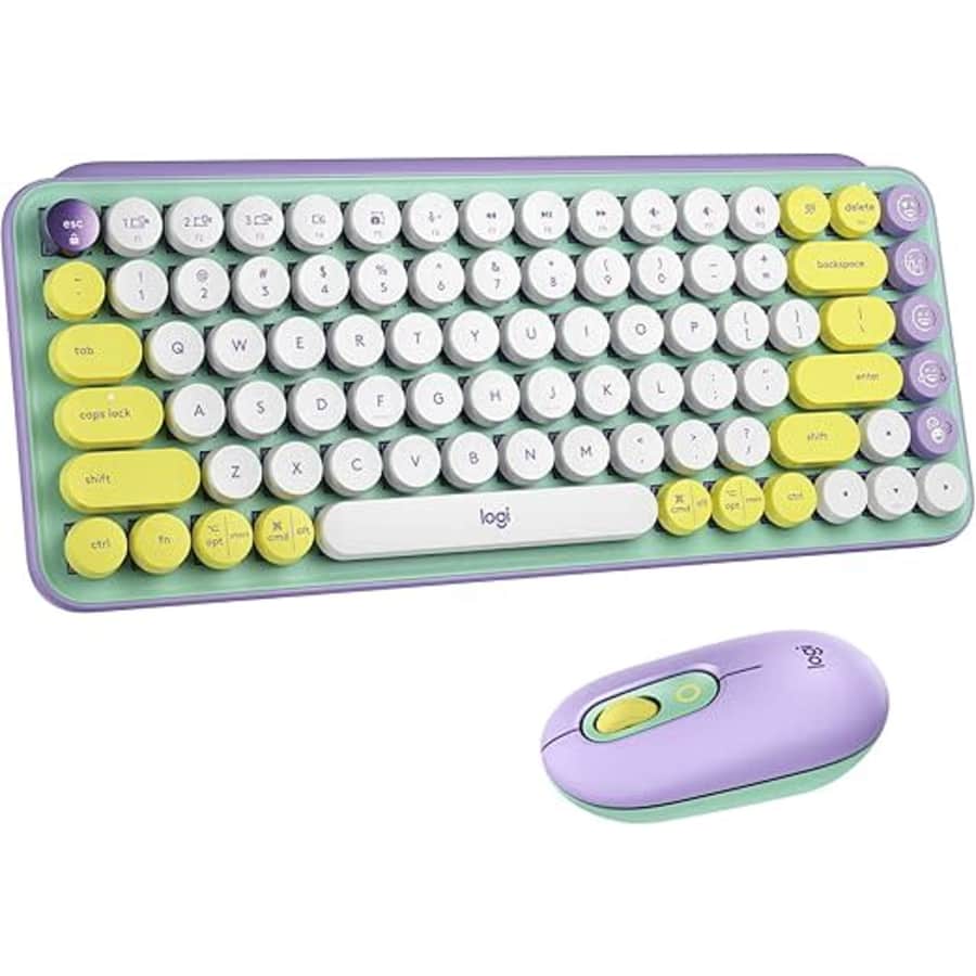 Logitech POP Wireless Mouse and POP Keys Mechanical Keyboard: $79.98