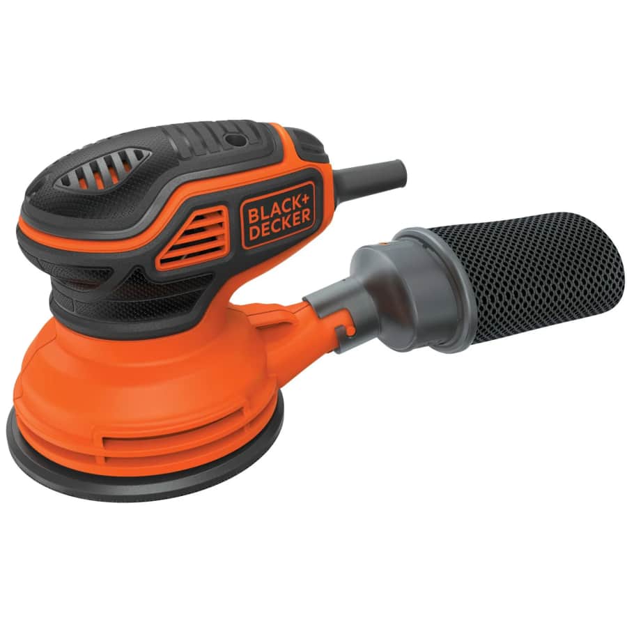 Black + Decker 2.4-Amp Orbital Corded Sander: $21
