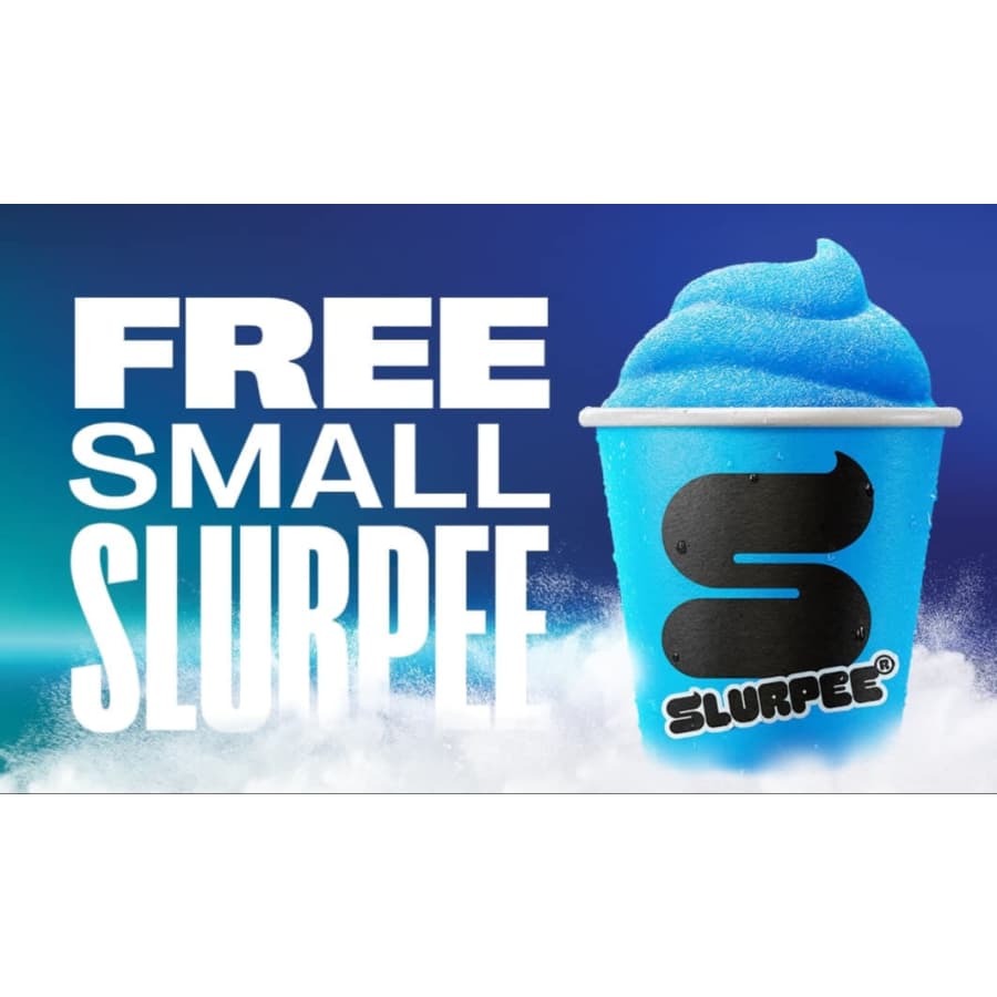 7-Eleven Small Slurpee: Free on Jan 31st